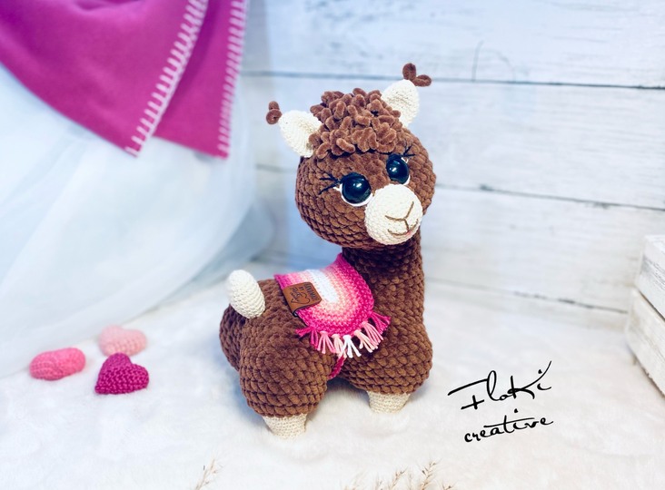 Alpaka, Lama, Häkelanleitung, Amigurumi, DIY