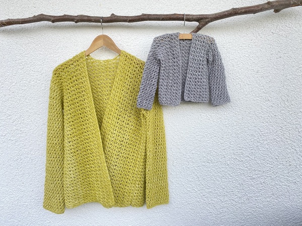KIWI Cardigan - seamless - all sizes - no swatching