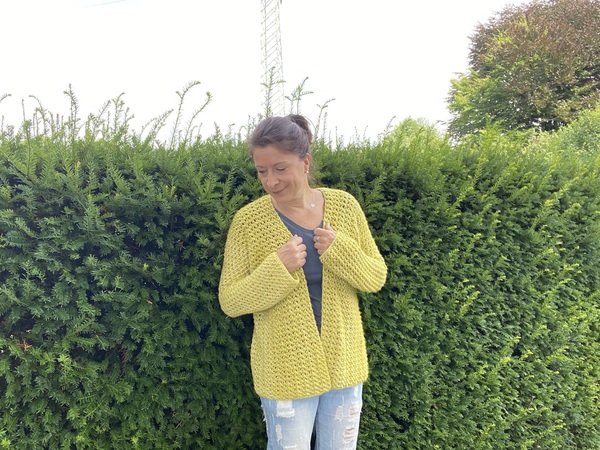 KIWI Cardigan - seamless - all sizes - no swatching
