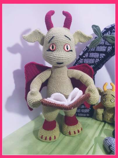 Häkelanleitung / Amigurumi / Im Zauberwald Teil 2 - Die Drachenschule