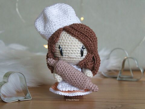 Häkelanleitung Konditorin Christina