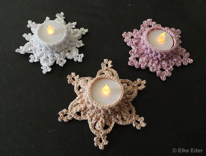 Economy Set Tealight Holders "Let it Snow", "Let it Glow" and "Let it Go"