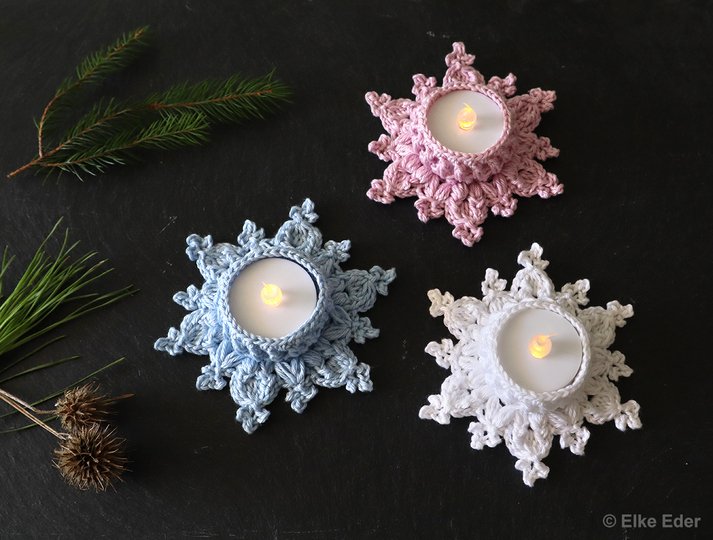 Economy Set Tealight Holders "Let it Snow", "Let it Glow" and "Let it Go"