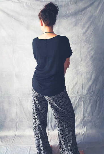 Schnittmuster + Nähanleitung Hose "Laia" - luftige Hose aus Webware