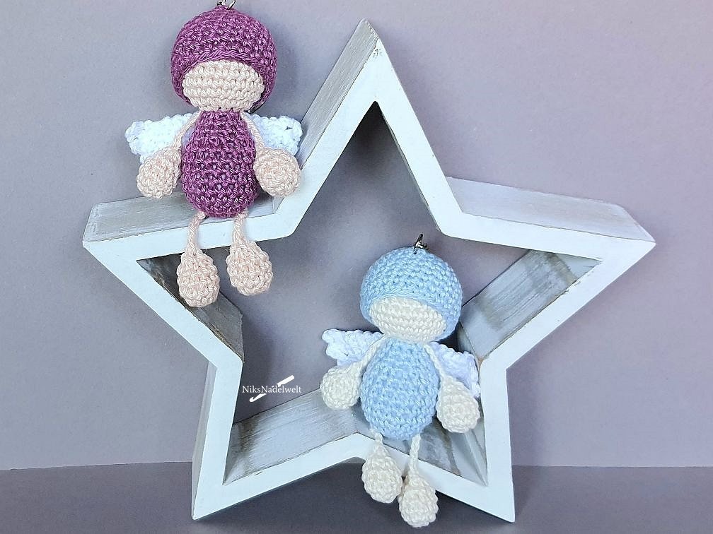 Häkelanleitung - Taschenbaumler Schutzengel - Bild 4