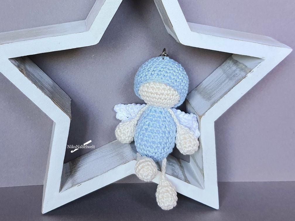 Häkelanleitung - Taschenbaumler Schutzengel