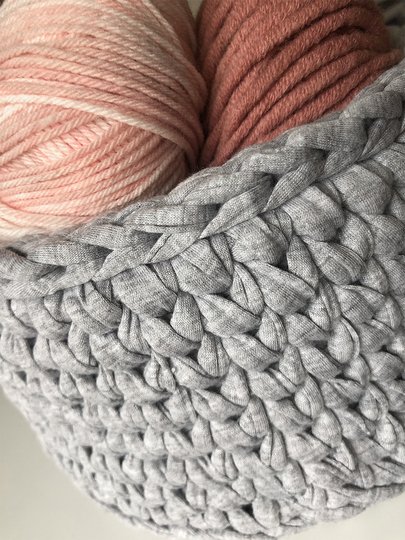 Häkelanleitung: Stabile Körbe häkeln mit Boden