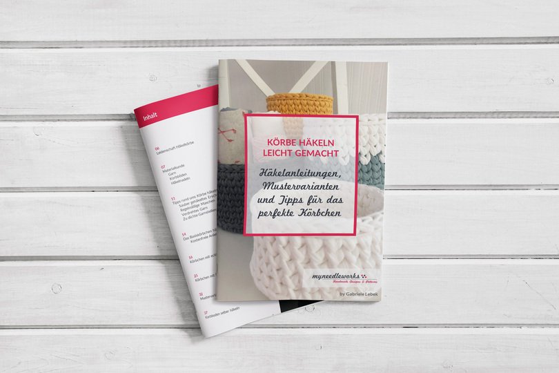 Häkelanleitung: Stabile Körbe häkeln mit Boden