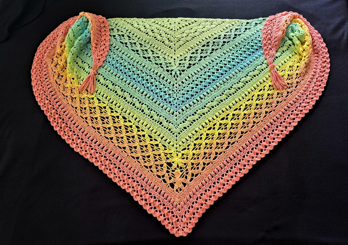 Tropical Wonder - Häkeltuch