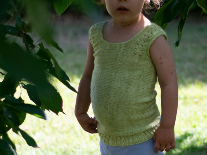 Strickanleitung "Merles Top" für Kinder