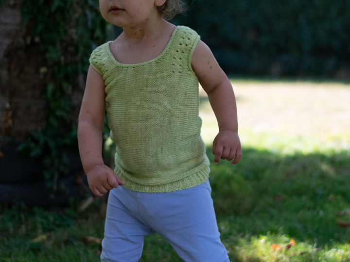 Strickanleitung "Merles Top" für Kinder