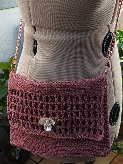 Häkelanleitung für die Tasche oder Clutch "Glamour"