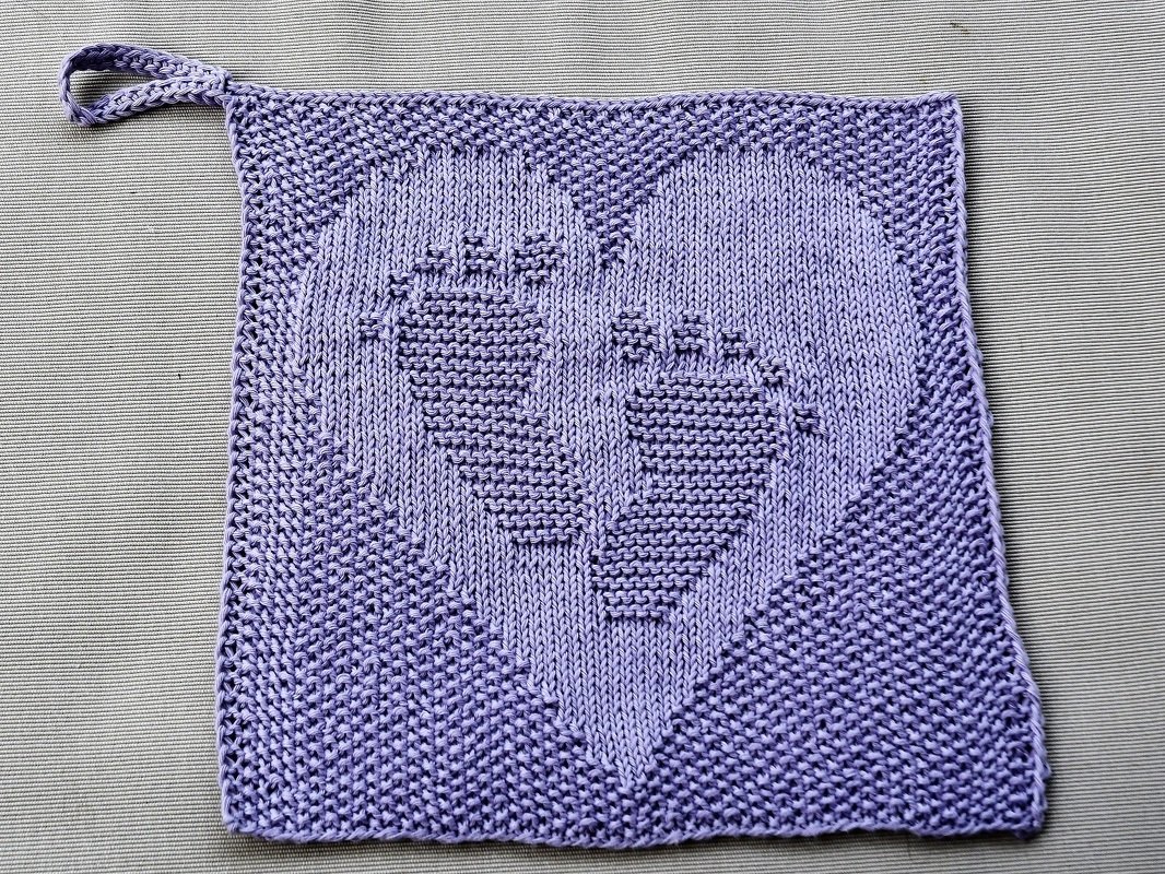 Knitting pattern washcloth "Baby feet" - Image 5