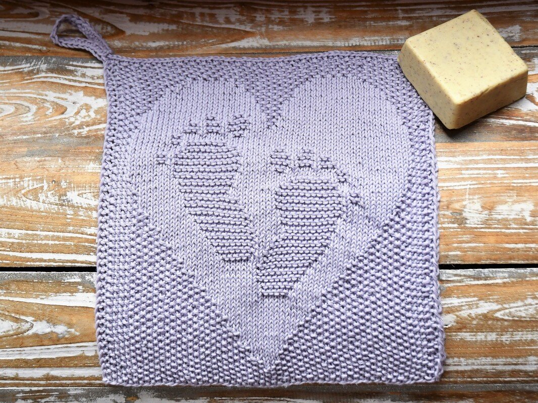 Strickanleitung Waschlappen "Babyfüßchen" - Bild 4