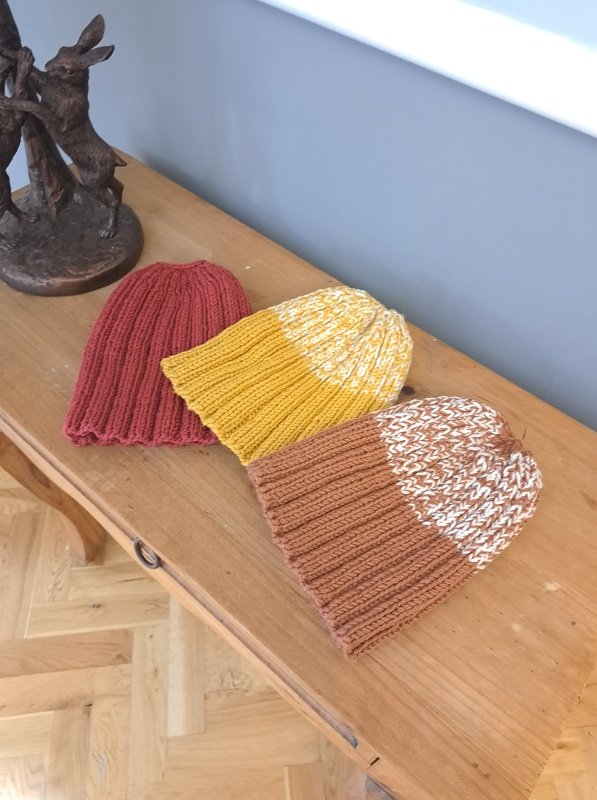 The fast knitted cosy hat