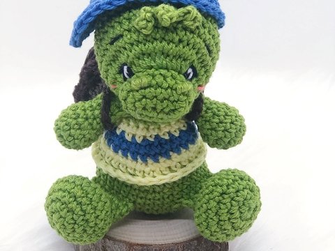 Häkelanleitung Schildkröte Percy