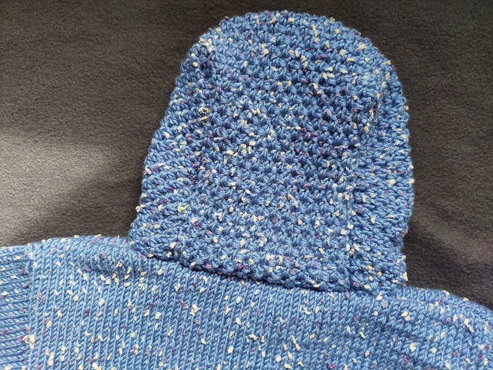 Strickanleitung Baby Kapuzenpulli mit Kordel Größe 80/86!