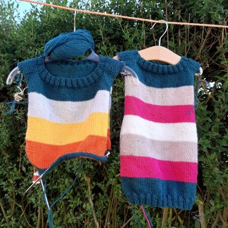 Knitting Pattern: Kid's Slipover Robyn