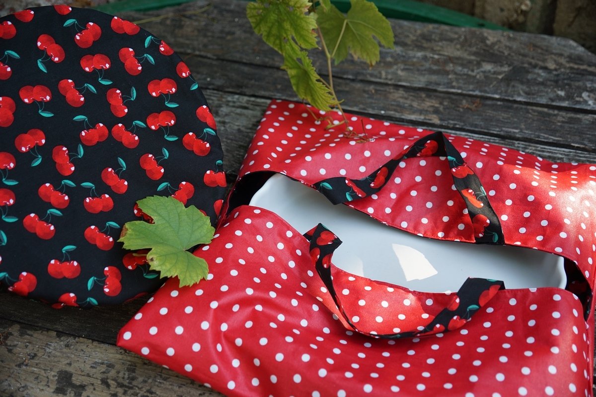 Kuchentasche mit Abdeckung nähen