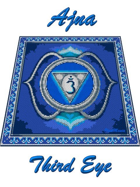 AJNA CHAKRA - THIRD EYE - pattern for c2c crochet blanket - Image 3