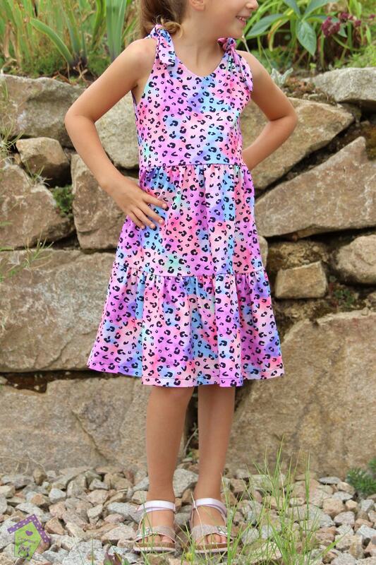 Knotenkleid Isabella Gr. 98 - 164 inkl. A0 - Bild 18
