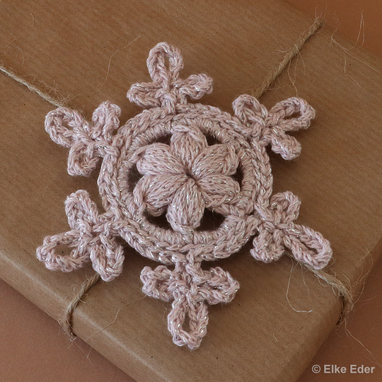 Sparset Schneeflocken "Lucy, Leni und Lilly" - Häkelanleitung