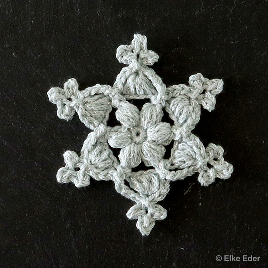 Sparset Schneeflocken "Lucy, Leni und Lilly" - Häkelanleitung