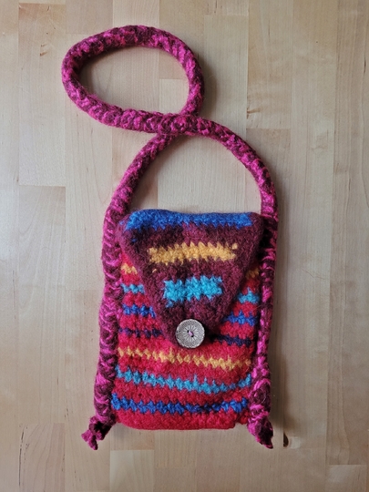 Kindertäschle, gefilzt