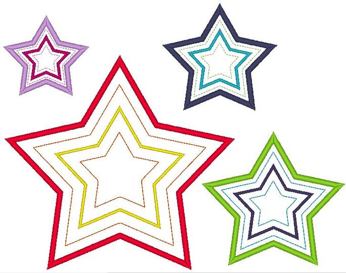 Stern Stickdatei