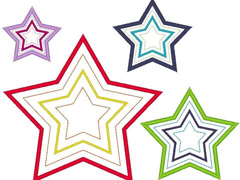 Stern Stickdatei