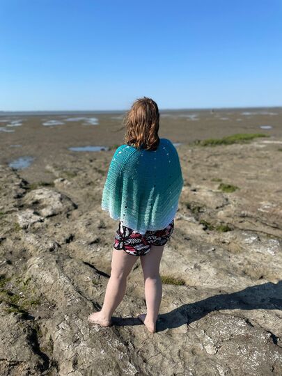 Häkelanleitung Halbrundtuch "Nami"