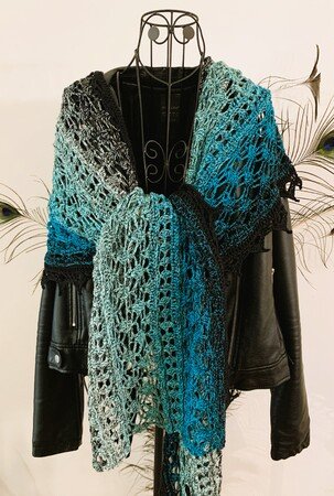 Crochet Pattern Stole "Megara"