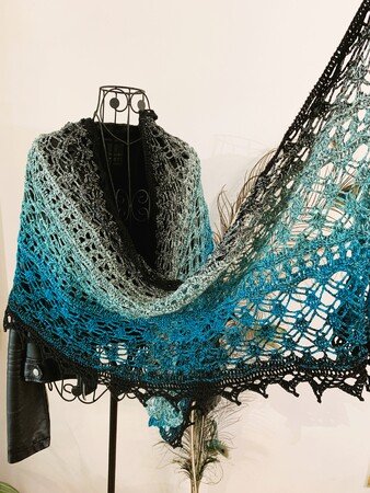Crochet Pattern Stole "Megara"