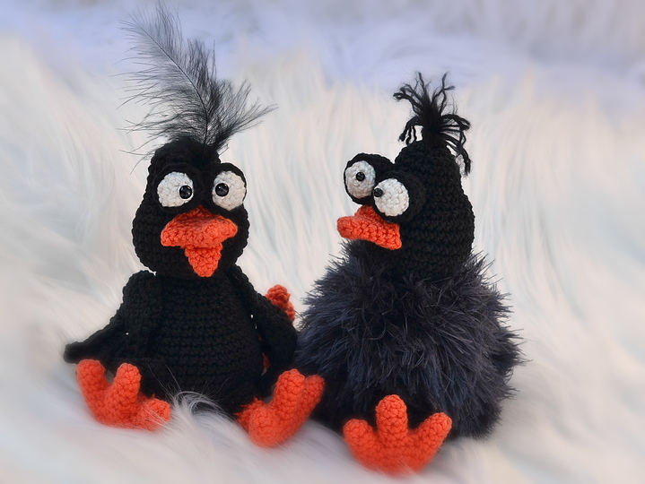 Glupschis Serie "Rabenküken" 2 Varianten