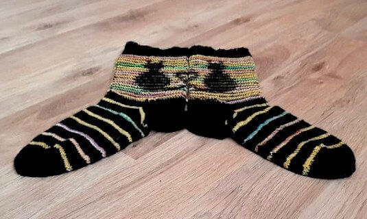 Katzensocken Illusionsstricken