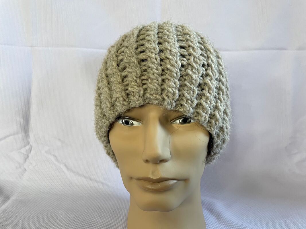 Strickanleitung Bommelmütze verkreuzt - Damen- & Herrenmütze - Bild 3