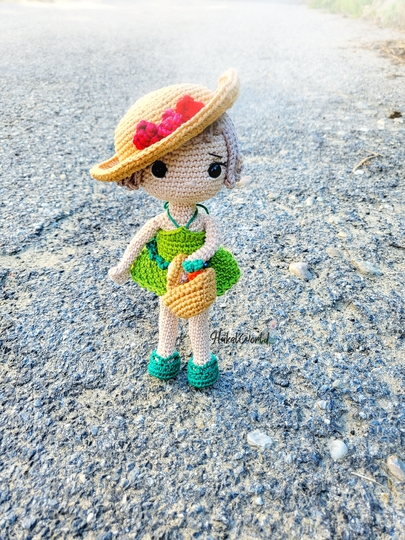 Häkelanleitung Puppe "Solea" | Sprache: Deutsch