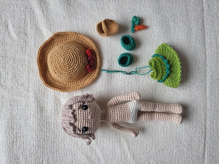 Häkelanleitung Puppe "Solea" | Sprache: Deutsch