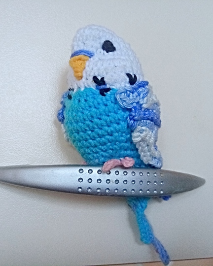 Wellensittich häkeln. Papagei Häkelanleitung. Amigurumi Vogel