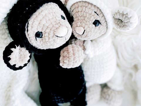 Häkelanleitung Pattern Schaf Emma *Amigurumi* Sprache: Deutsch,Engl