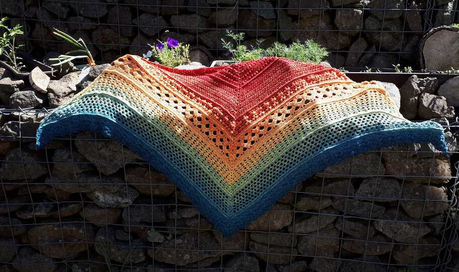 Häkelanleitung - Tuch "Kayla"