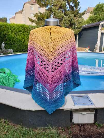 Häkelanleitung - Tuch "Kayla"