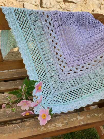 Häkelanleitung - Tuch "Kayla"