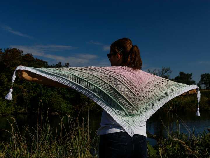 Häkelanleitung - Tuch "Kayla"