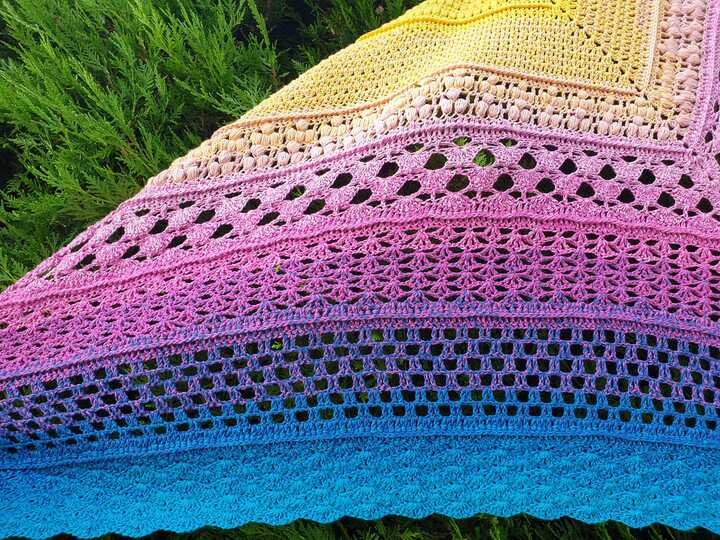 Häkelanleitung - Tuch "Kayla"