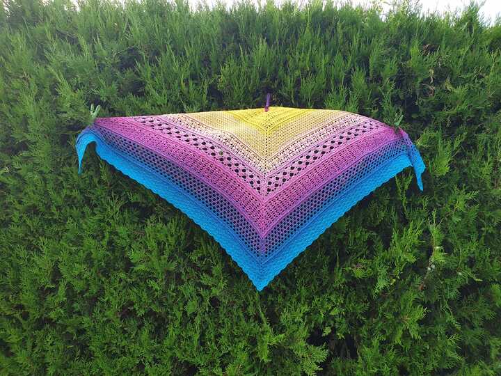 Häkelanleitung - Tuch "Kayla"