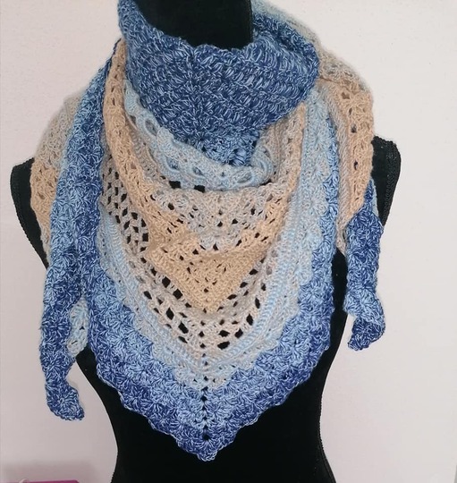 Häkelanleitung - Tuch "Kayla"