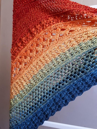 Häkelanleitung - Tuch "Kayla"