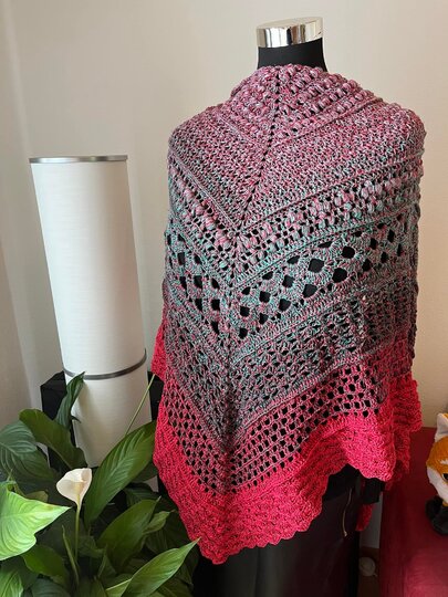 Häkelanleitung - Tuch "Kayla"