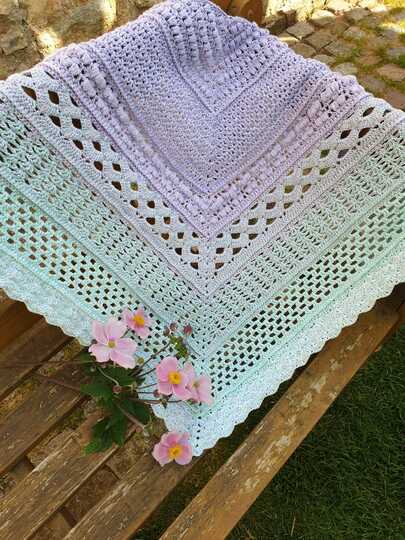 Häkelanleitung - Tuch "Kayla"